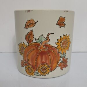 Spectrum Designz Autumn Harvest Ceramic Utensil Holder, NWOT